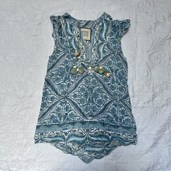 Bell Boho Tunic Dress Size 4 - Picture 2 of 6
